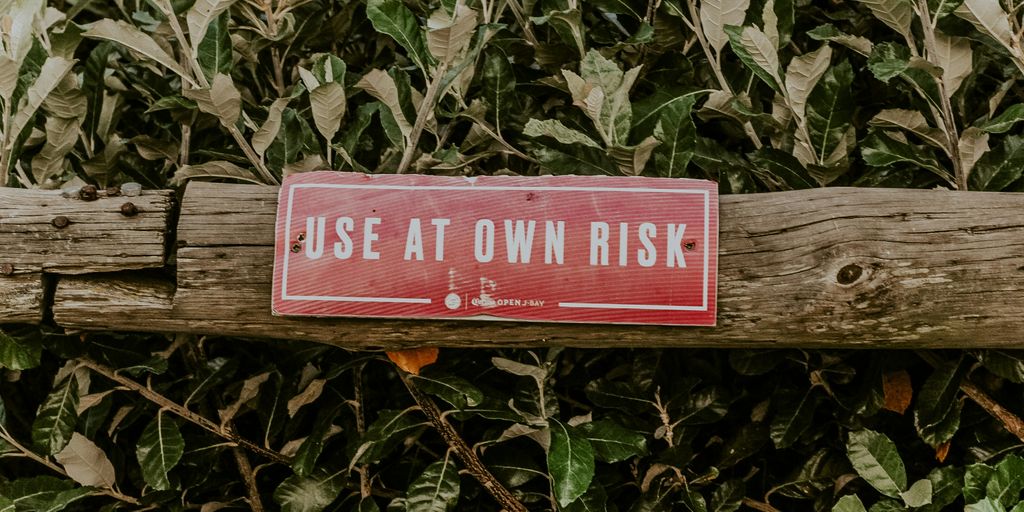 red and white wooden signage